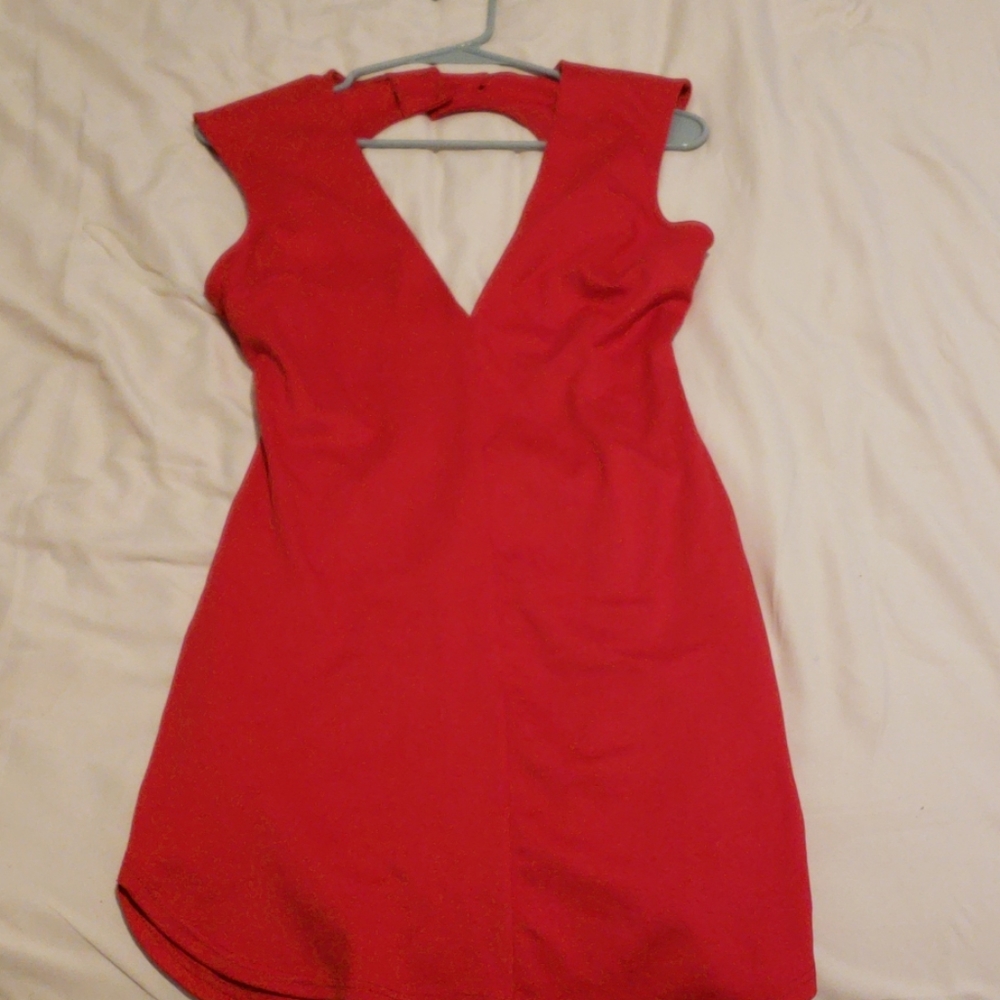 Red dress